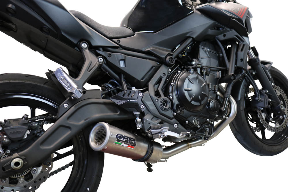 GPR-Exhaust---M3-Inox-Full-Line-for-Z-650-from-2017-to-2020-dB-Killer-Catalyst