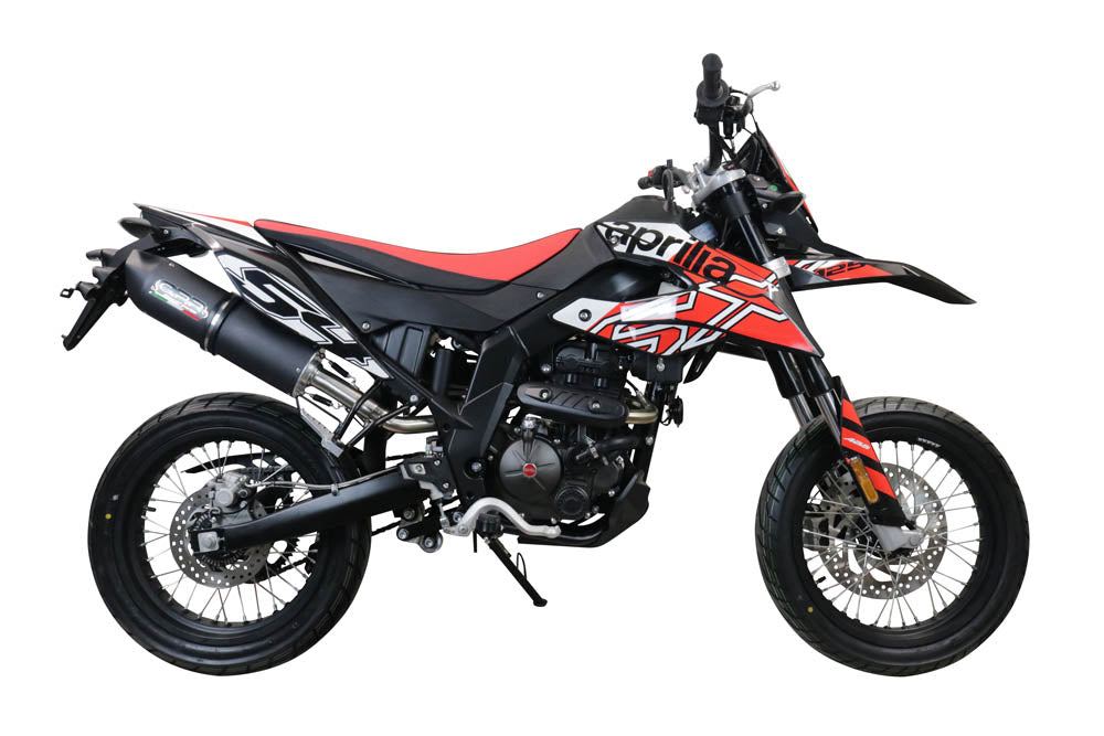 GPR-Exhaust---Furore-Evo4-Nero-Slip-on-for-SX-125-from-2021-to-2024-dB-Killer-Link-Pipe-Catalyst