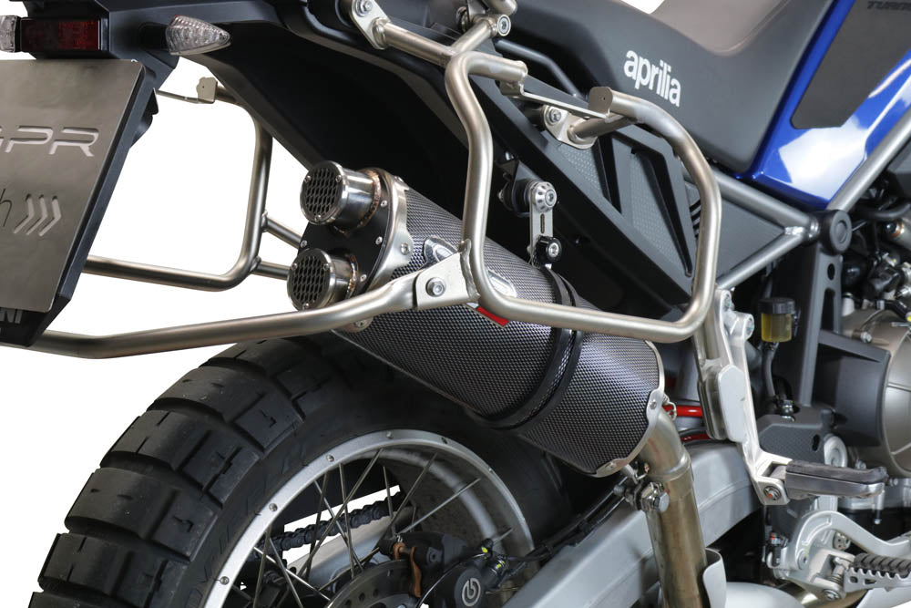 GPR-Exhaust---Dual-Poppy-Slip-on-for-Tuareg-660-from-2021-to-2024-dB-Killer-Link-Pipe