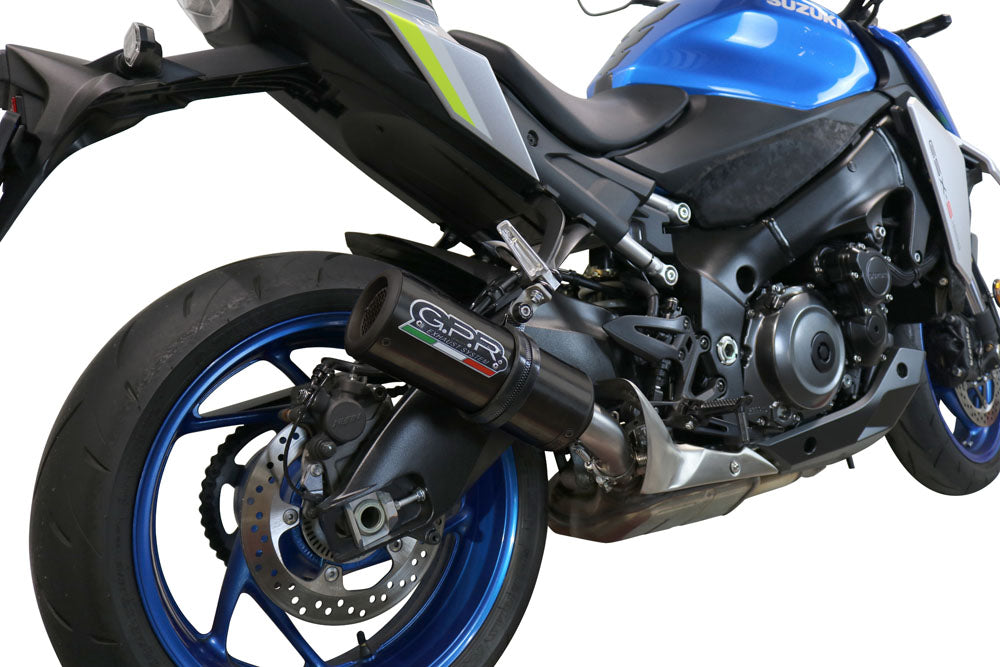 GPR-Exhaust---M3-Black-Titanium-Slip-on-for-Gsx-S-1000-from-2017-to-2020-dB-Killer-Link-Pipe