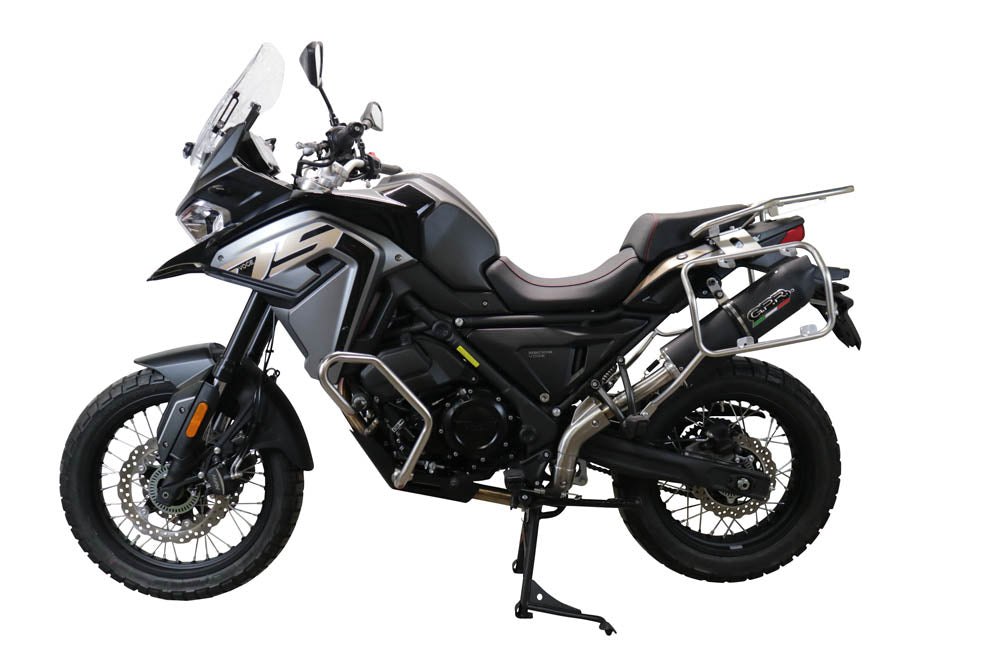 GPR-Exhaust---Furore-Evo4-Nero-Slip-on-for-650DSX-from-2021-to-2024-dB-Killer-Link-Pipe-Catalyst