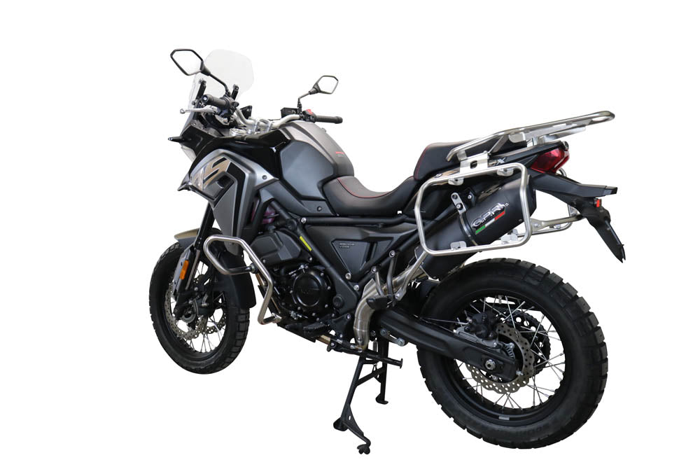 GPR-Exhaust---Furore-Evo4-Nero-Slip-on-for-650DSX-from-2021-to-2024-dB-Killer-Link-Pipe-Catalyst