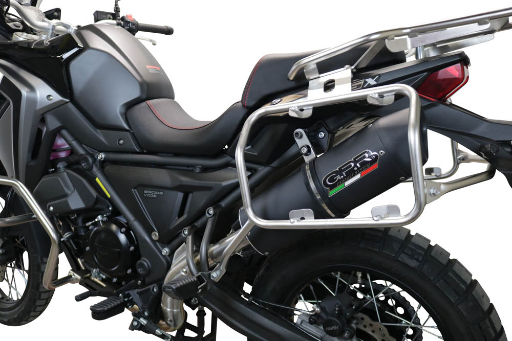 GPR-Exhaust---Furore-Evo4-Nero-Slip-on-for-650DSX-from-2021-to-2024-dB-Killer-Link-Pipe-Catalyst
