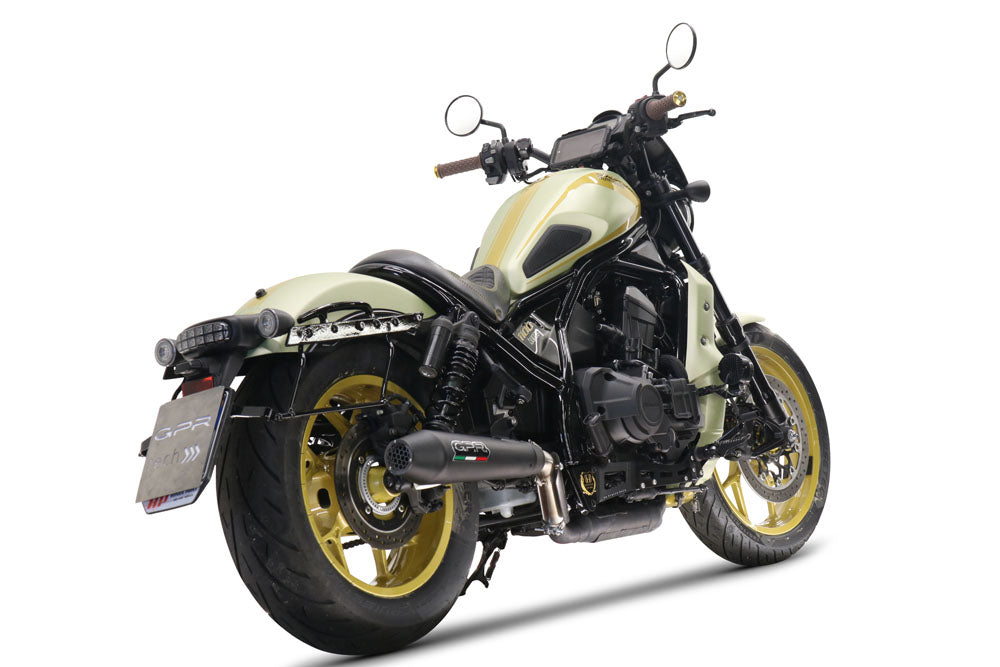 GPR-Exhaust---Ultracone-Nero-Slip-on-for-CMX-1100-Rebel-from-2021-to-2024-dB-Killer-Link-Pipe