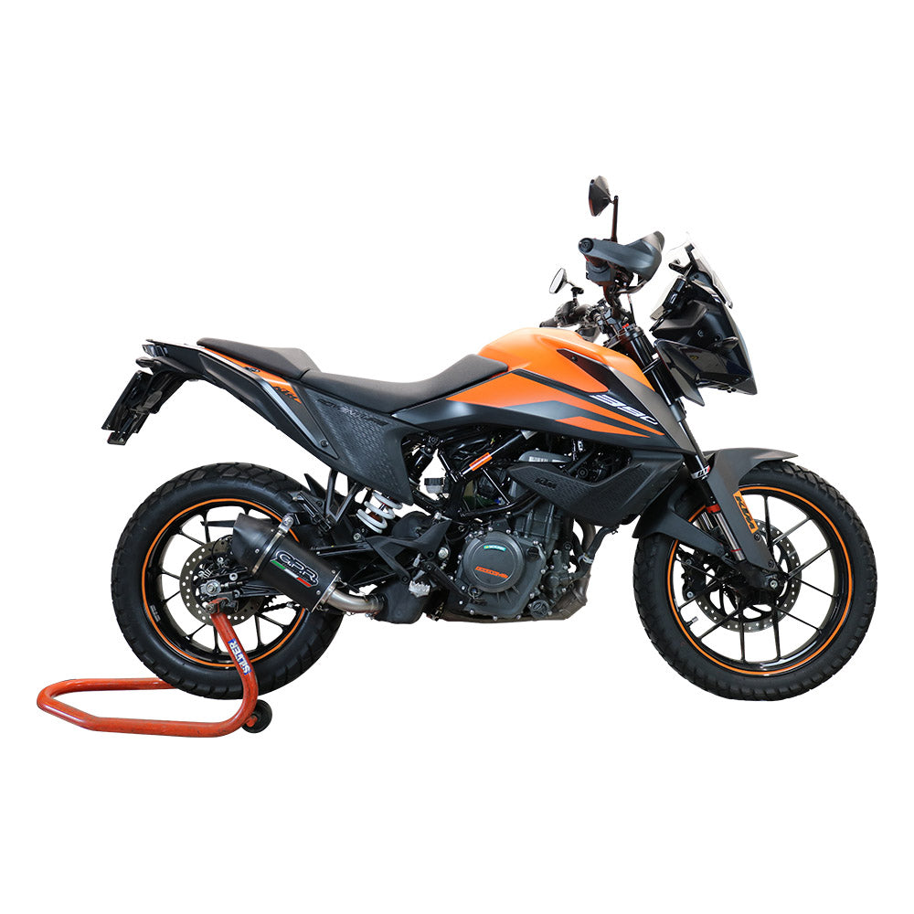 GPR-Exhaust---Furore-Nero-RACING-Slip-on-for-Adventure-390-from-2021-to-2024-Link-Pipe