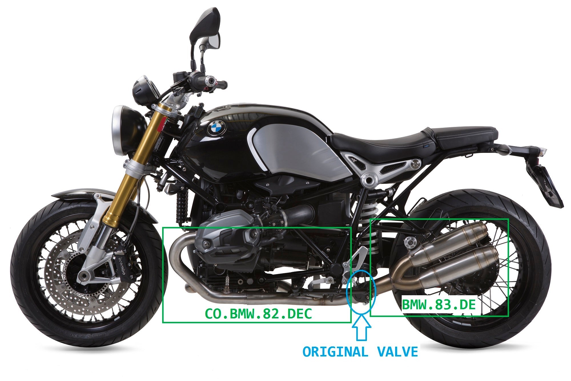 GPR-Exhaust---Deeptone-Inox-Full-Line-for-R-Nine-T-1200-Pure-Racer-Scrambler-Urban-G-S-from-2013-to-2016-dB-Killer-Catalyst
