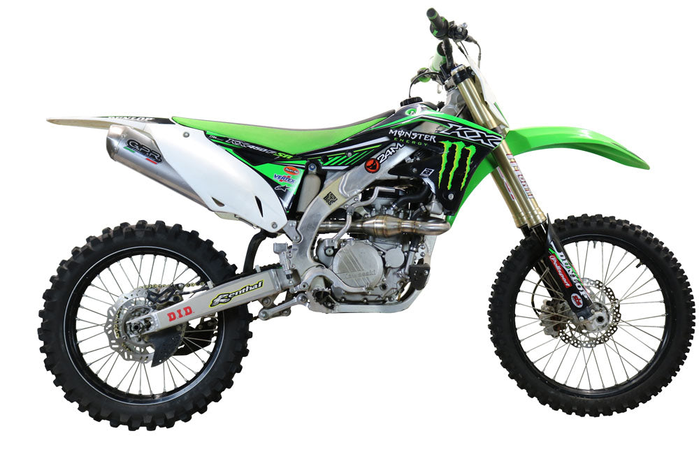 GPR-Exhaust---Pentacross-Inox-Full-Line-for-KX-450-F-from-2012-to-2015-dB-Killer-Spark-Arrestor