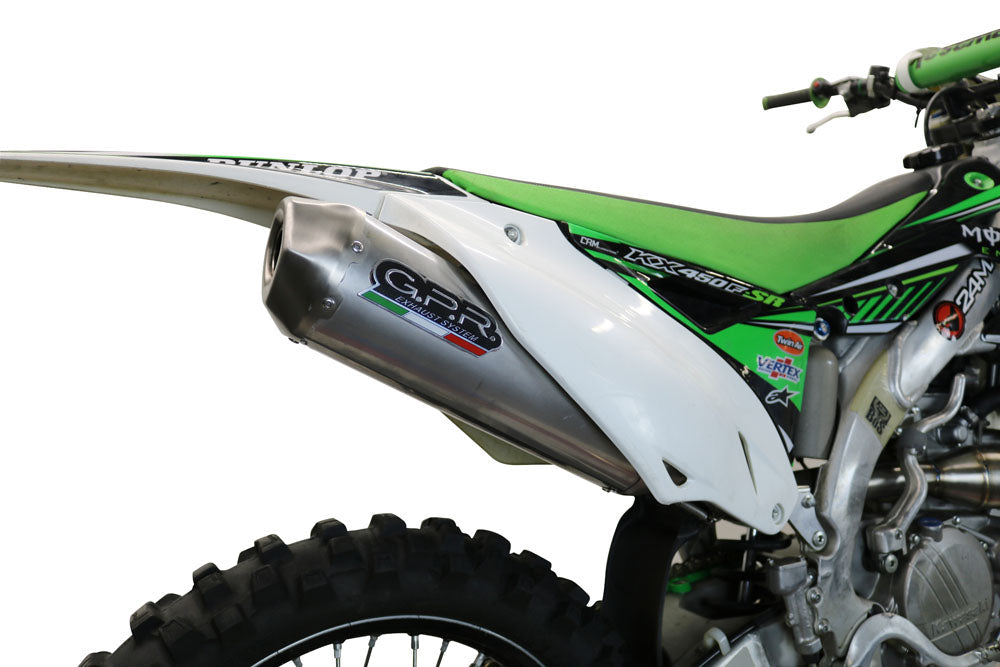 GPR-Exhaust---Pentacross-Inox-Full-Line-for-KX-450-F-from-2012-to-2015-dB-Killer-Spark-Arrestor