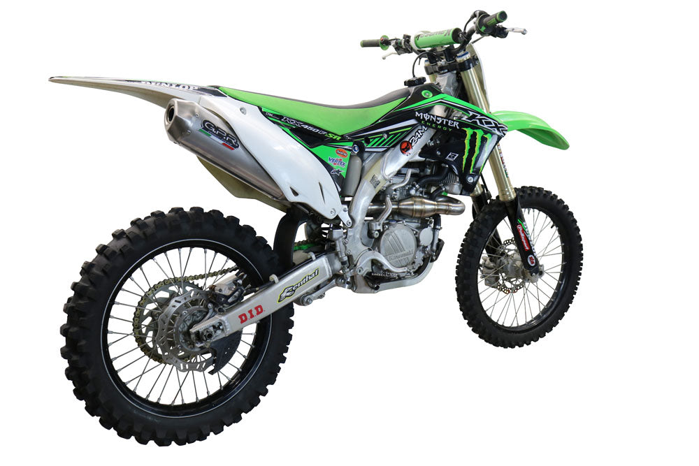 GPR-Exhaust---Pentacross-Titanium-Full-Line-for-KX-450-F-from-2012-to-2015-dB-Killer-Spark-Arrestor