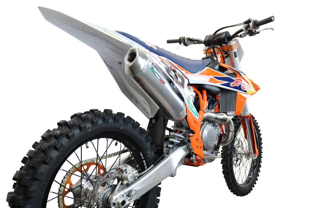 GPR-Exhaust---Pentacross-Inox-Full-Line-for-SX-F-Factory-Edition-450-from-2018-to-2021-dB-Killer-Spark-Arrestor