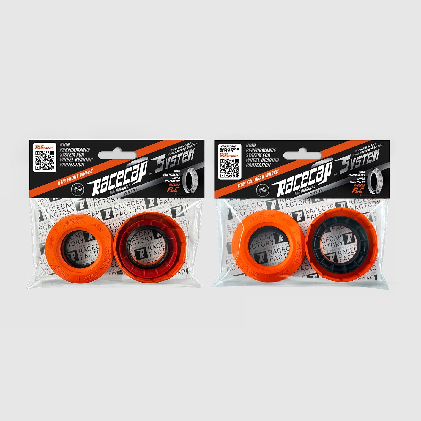RaceCap - Wheel Bearings Protection Caps Front and Rear for GasGas EC/MC ,KTM EXC 2024+