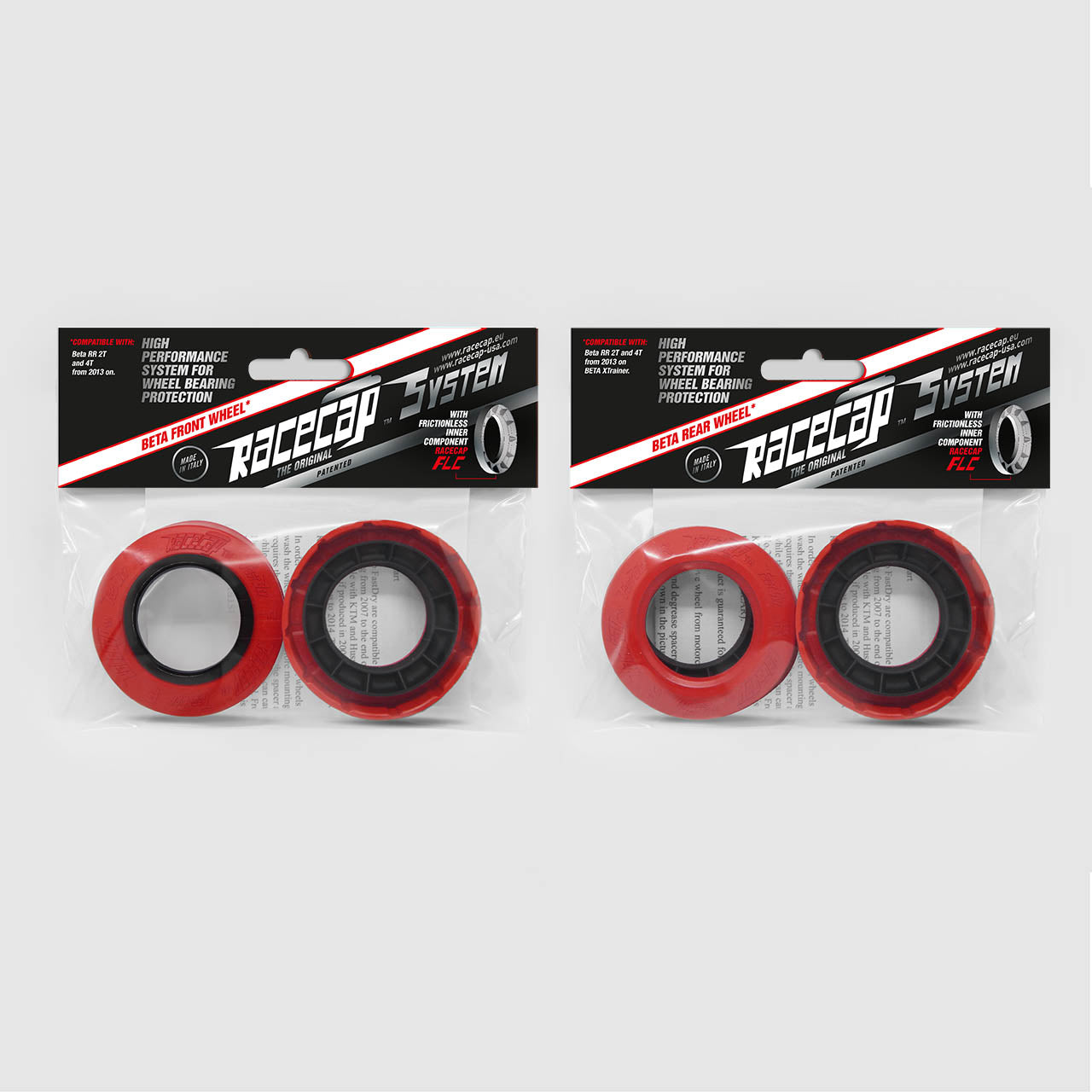 RaceCap - Wheel Bearings Protection Caps Front and Rear for Beta RR 2013+