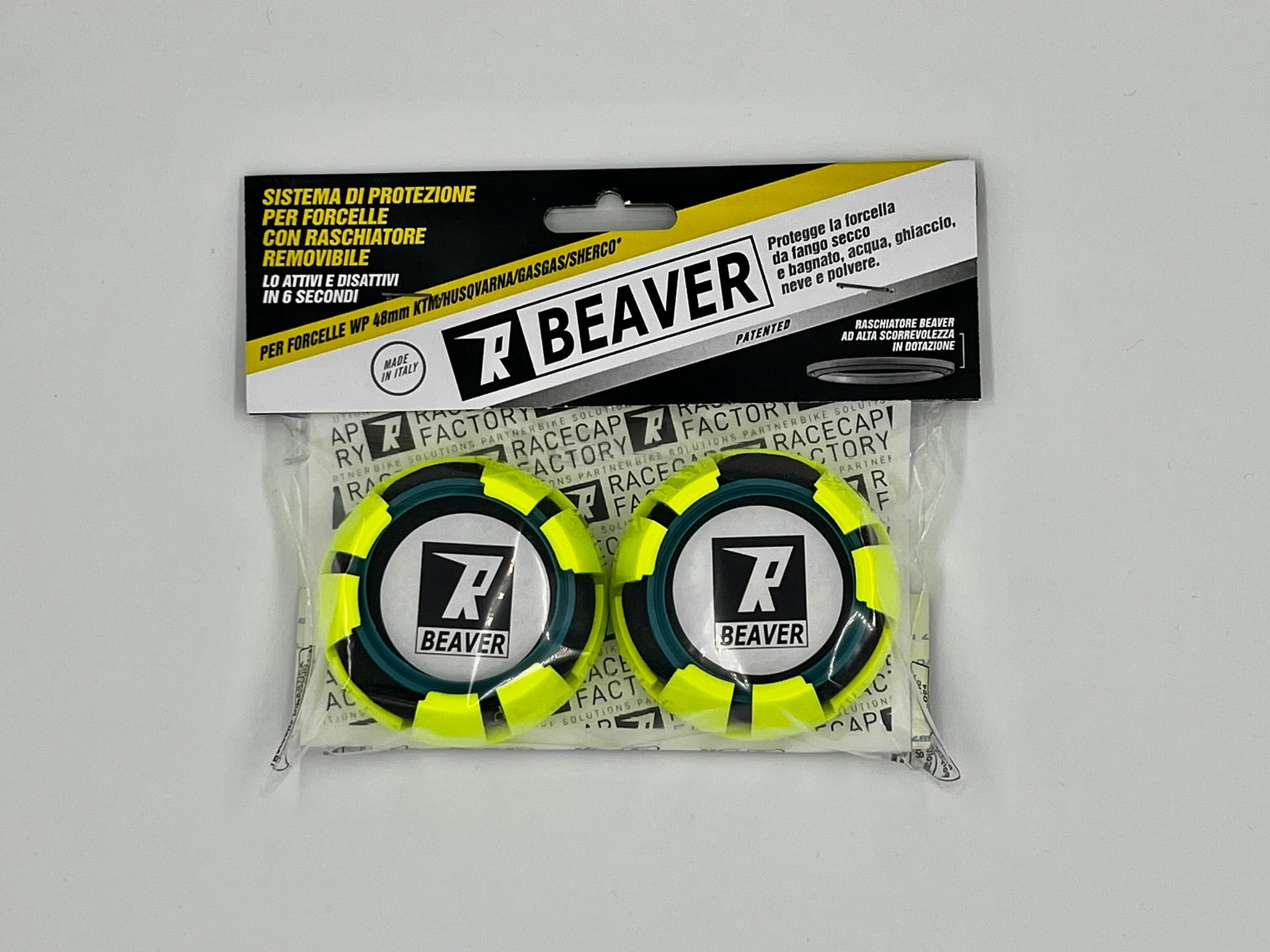 RaceCap - Beaver - Forks Mud Scraper for ALL WP 48mm Forks (No Cone Valve)