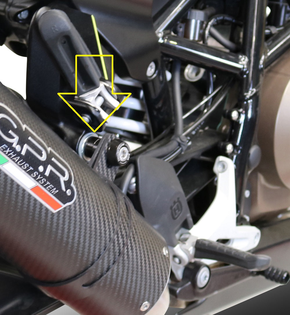 GPR-Exhaust---Furore-Evo4-Nero-Slip-on-for-Vitpilen-701-from-2018-to-2020-dB-Killer-Link-Pipe