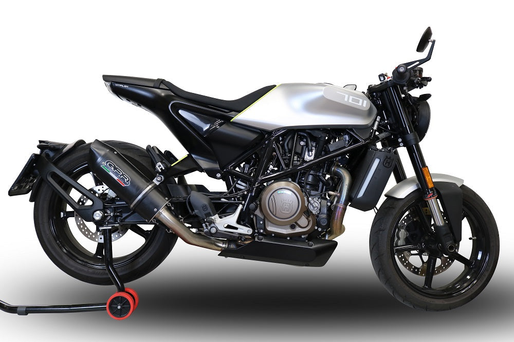 GPR-Exhaust---Furore-Evo4-Nero-Slip-on-for-Vitpilen-701-from-2018-to-2020-dB-Killer-Link-Pipe