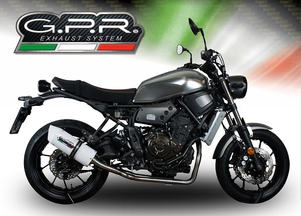 GPR-Exhaust---Albus-Evo4-Full-Line-for-XSR-700-from-2017-to-2020-dB-Killer-Catalyst