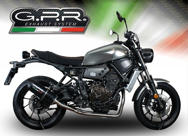 GPR-Exhaust---Furore-Nero-Full-Line-for-XSR-700-from-2017-to-2020-dB-Killer-Catalyst