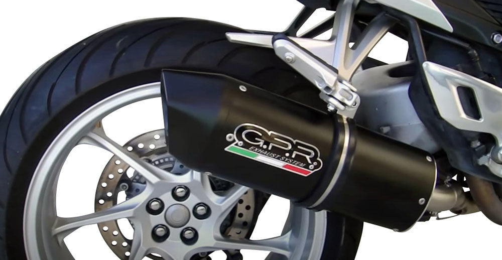 GPR-Exhaust---Furore-Nero-Slip-on-for-VFR-1200-F-I.E.-from-2010-to-2016-dB-Killer-Link-Pipe