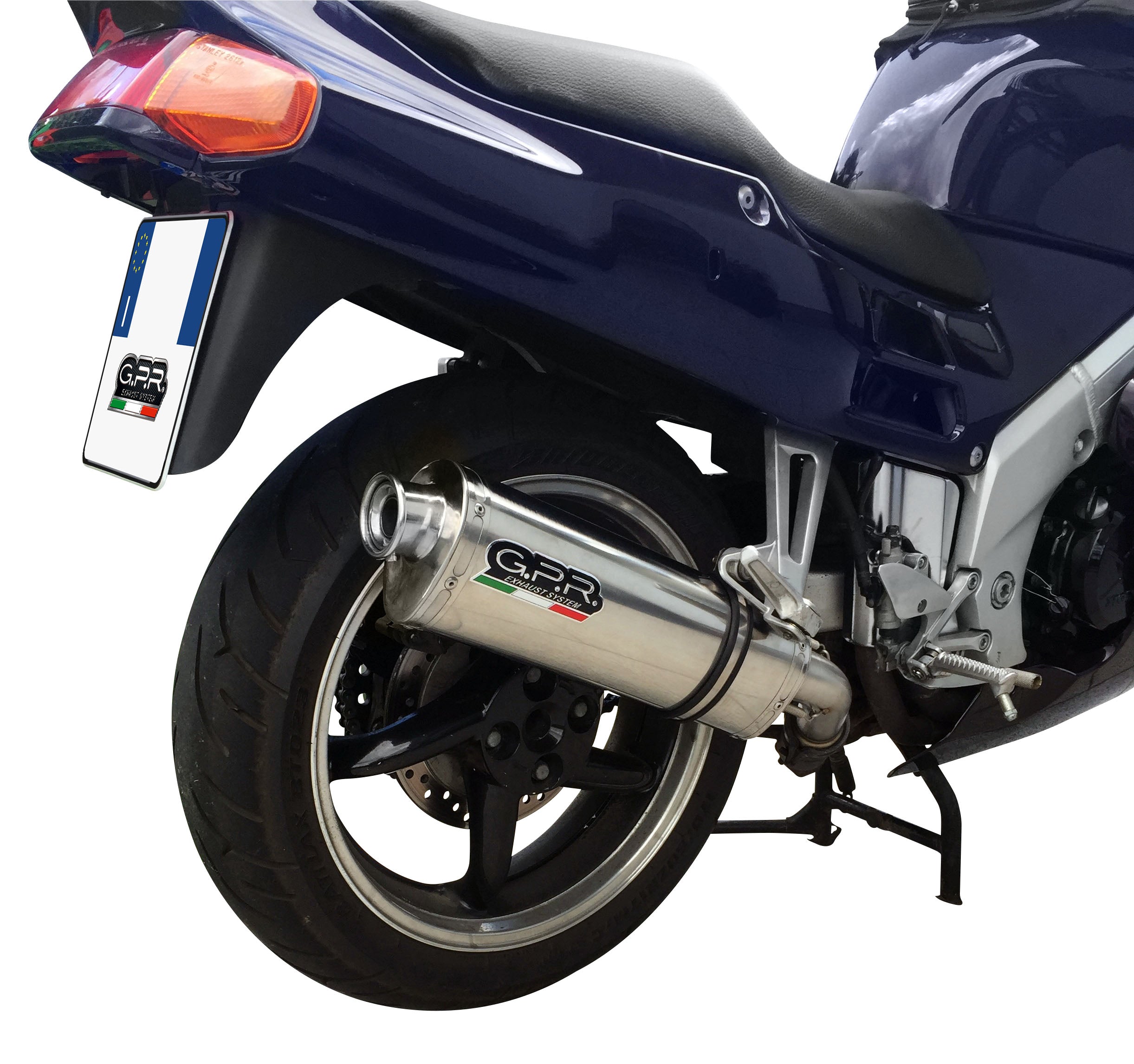 GPR-Exhaust---Trioval-Slip-on-for-VFR-750-F-from-1994-to-1997-dB-Killer-Link-Pipe