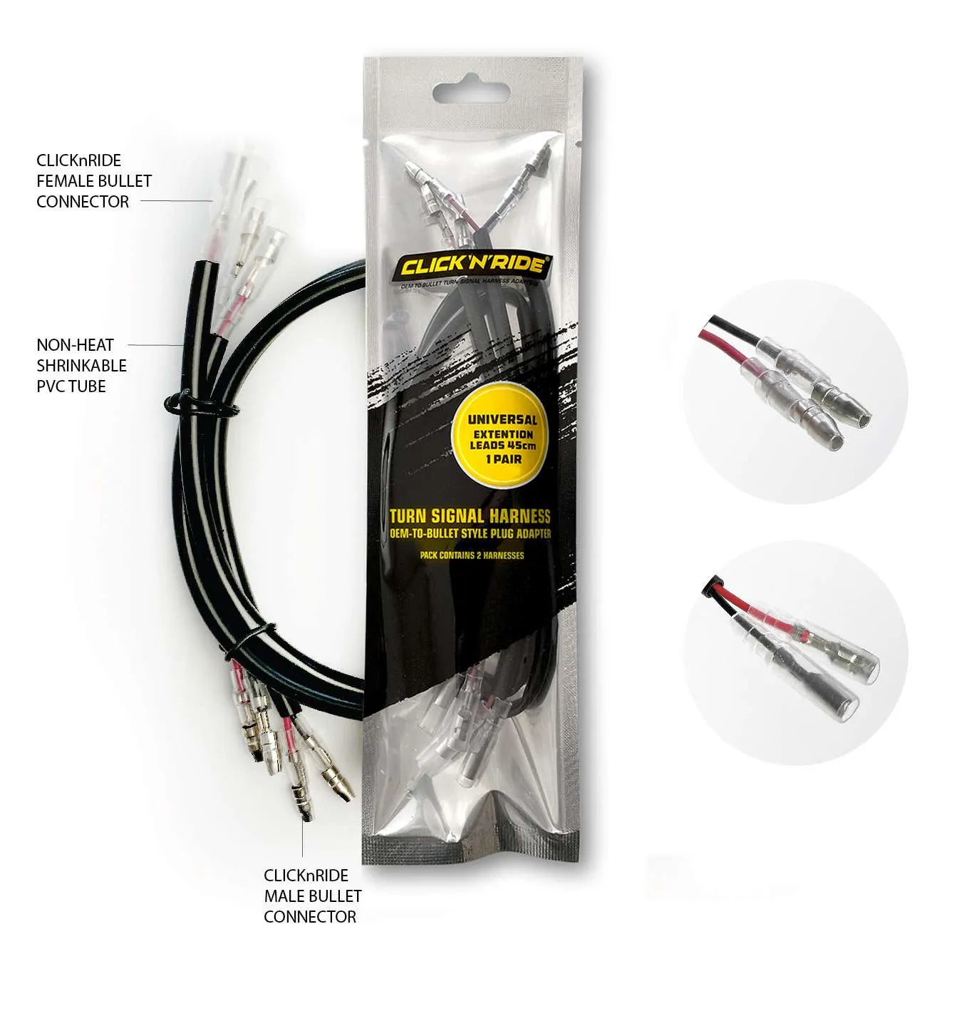 Click n Ride - Universal 45cm Extension Lead