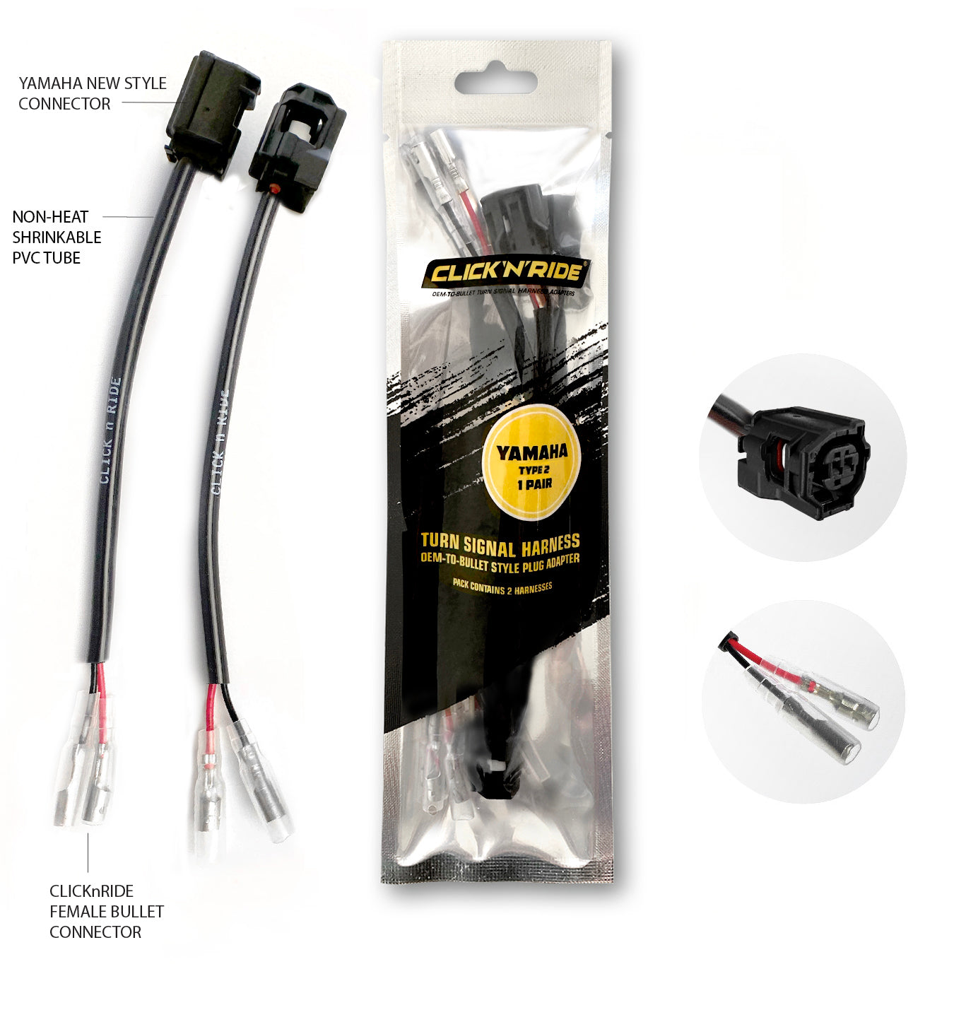 Click n Ride - Harness Converter for Newer Style Yamaha (Type 02)