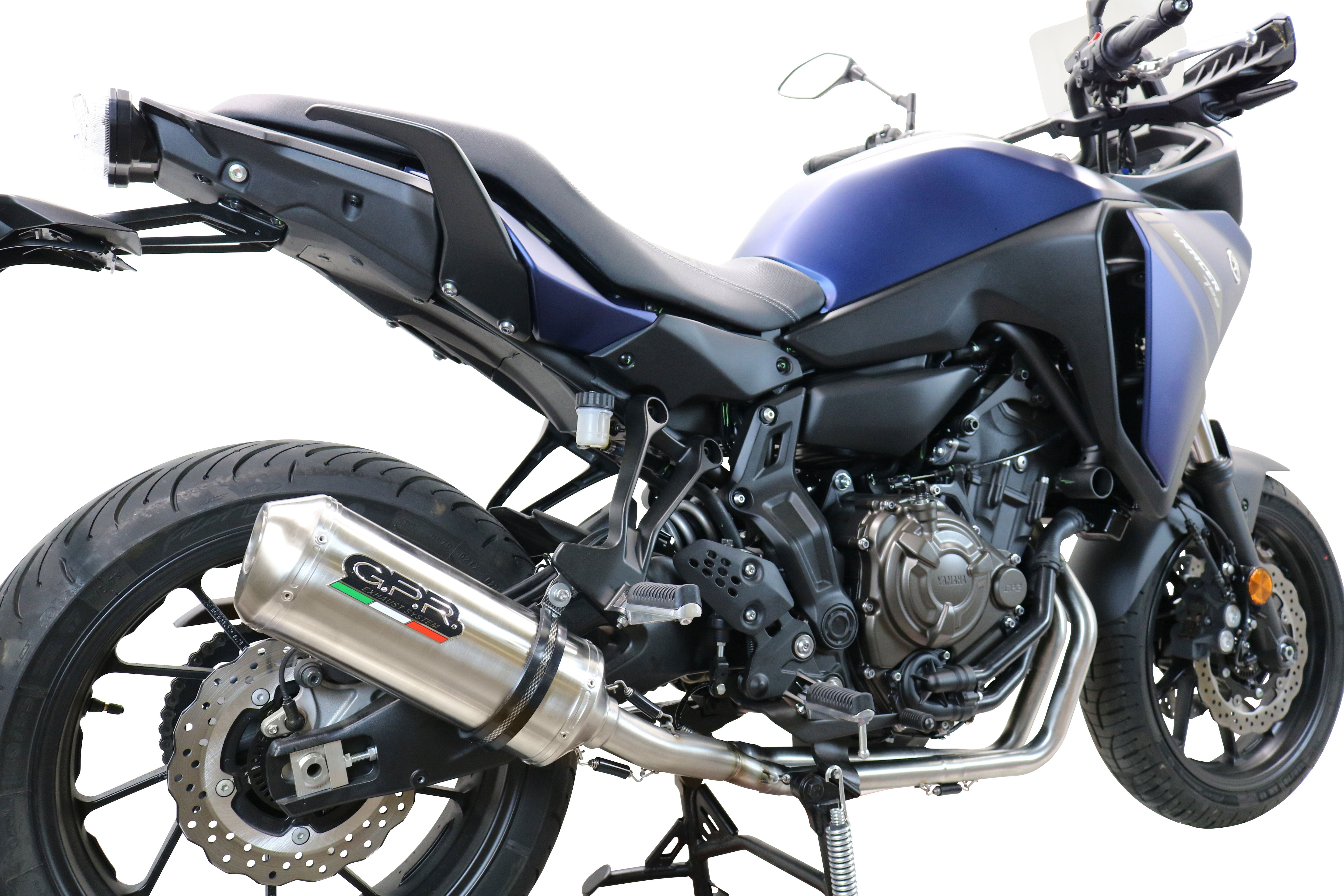 GPR-Exhaust---Satinox-Full-Line-for-Tracer-700-GT-from-2019-to-2020-dB-Killer-Catalyst