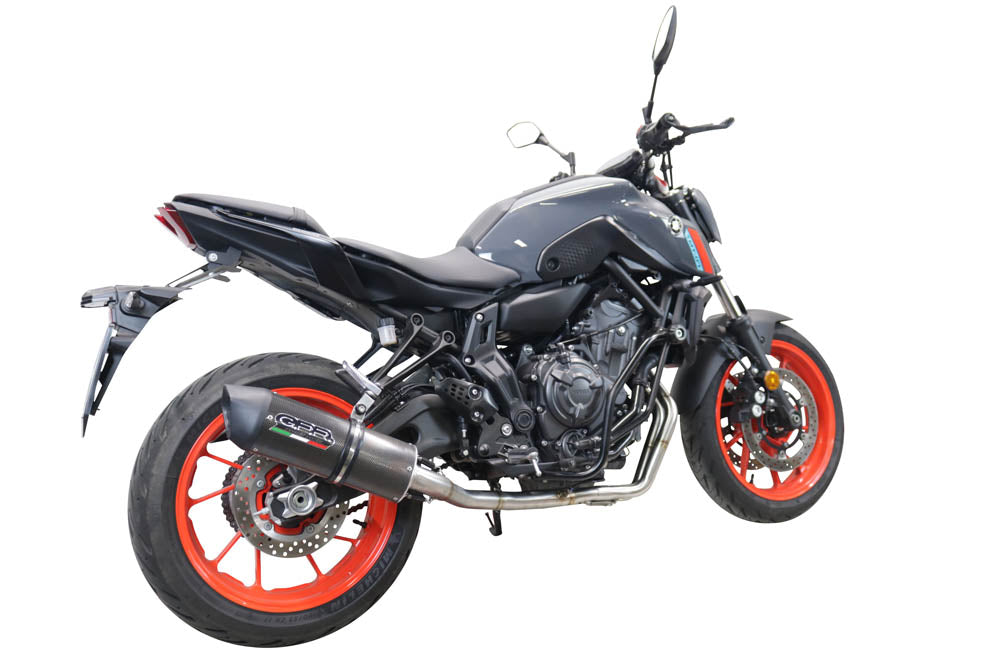 GPR-Exhaust---Furore-Evo4-Poppy-Full-Line-for-Mt-07-from-2021-to-2024-dB-Killer-Catalyst
