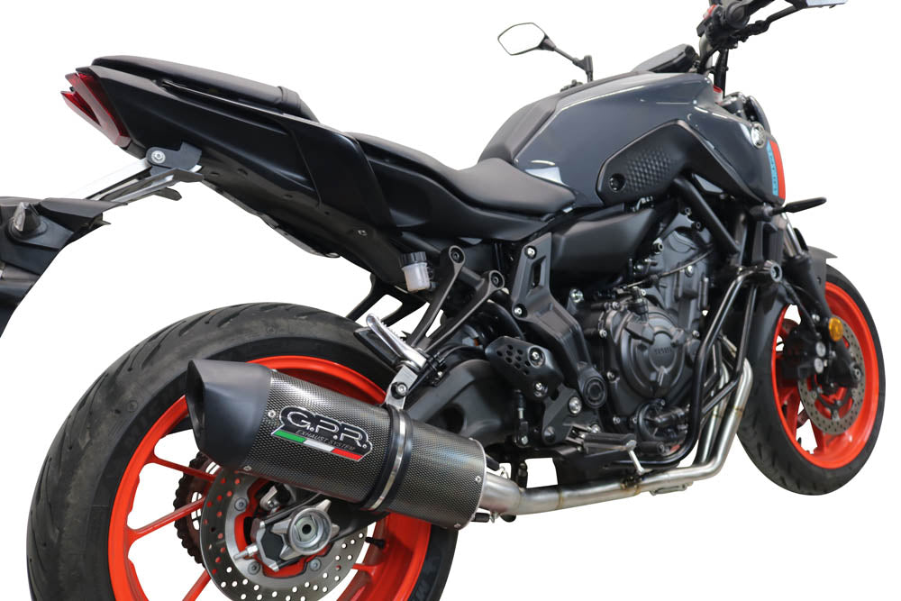 GPR-Exhaust---Furore-Evo4-Poppy-Full-Line-for-Mt-07-from-2021-to-2024-dB-Killer-Catalyst