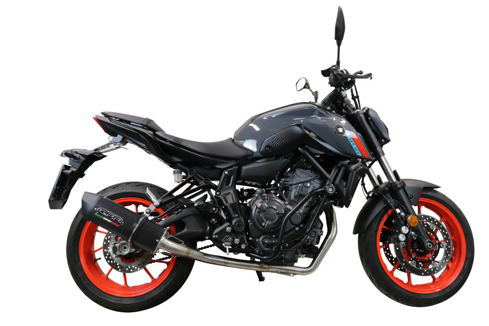 GPR-Exhaust---Furore-Evo4-Poppy-Full-Line-for-Mt-07-from-2021-to-2024-dB-Killer-Catalyst