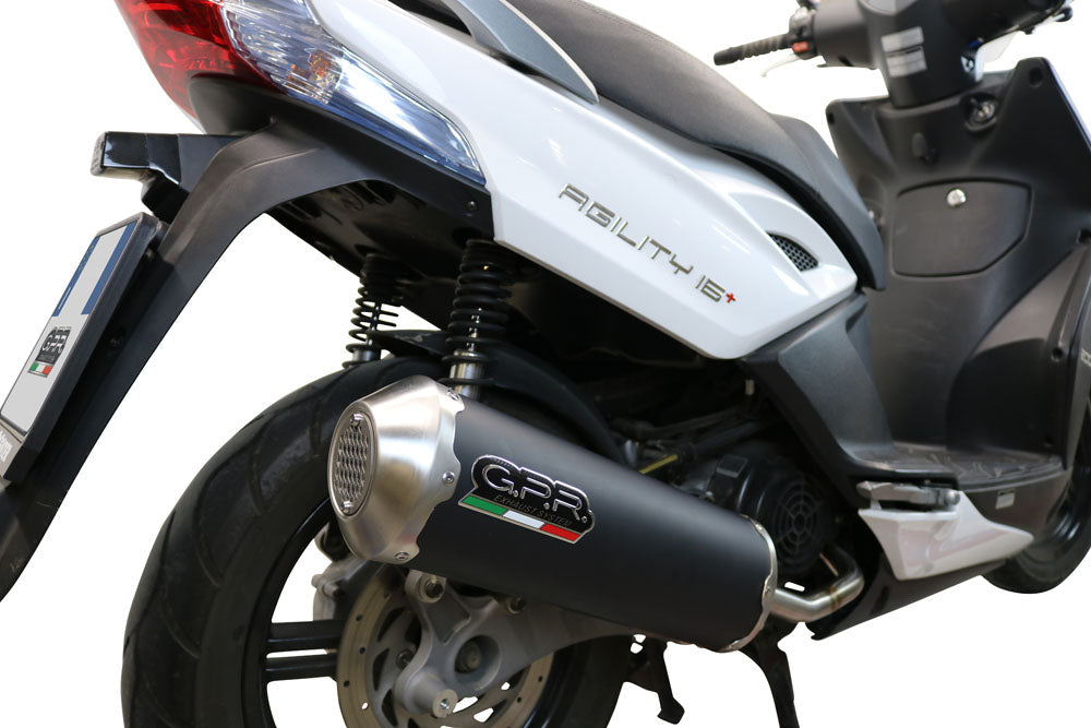 GPR-Exhaust---Evo4-Road-Full-Line-for-Agility-200-I.E.-R16-PLUS-from-2015-to-2017-dB-Killer-Catalyst