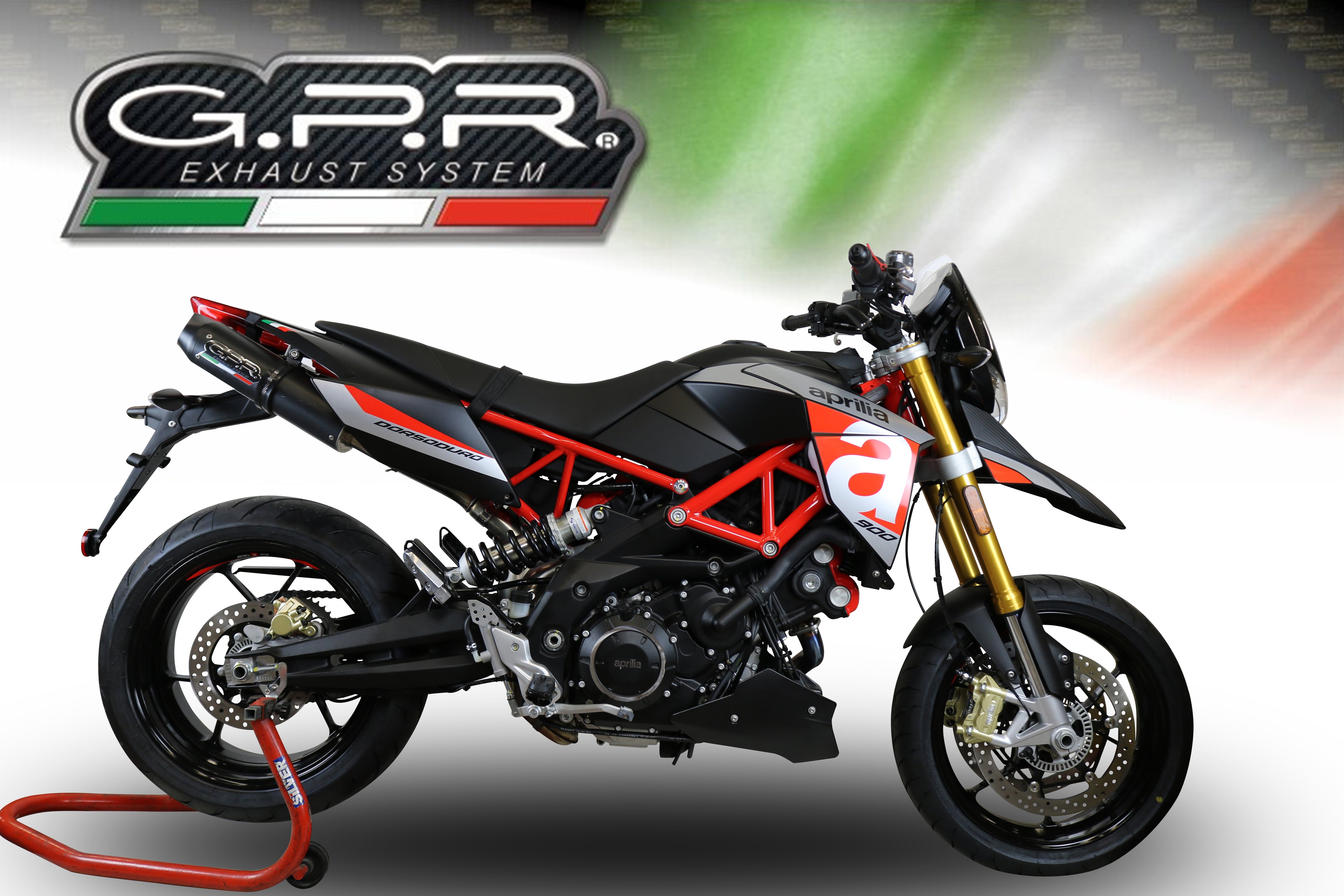 GPR-Exhaust---Furore-Evo4-Nero-Double-Slip-on-for-Shiver-900-from-2017-to-2020-dB-Killer-Link-Pipes
