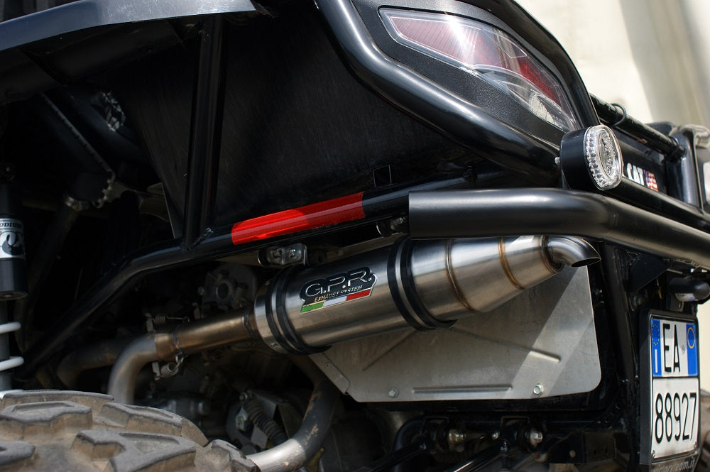GPR-Exhaust---Deeptone-Atv-Slip-on-for-WILD-CAT-1000-from-2012-to-2014-dB-Killer-Link-Pipe