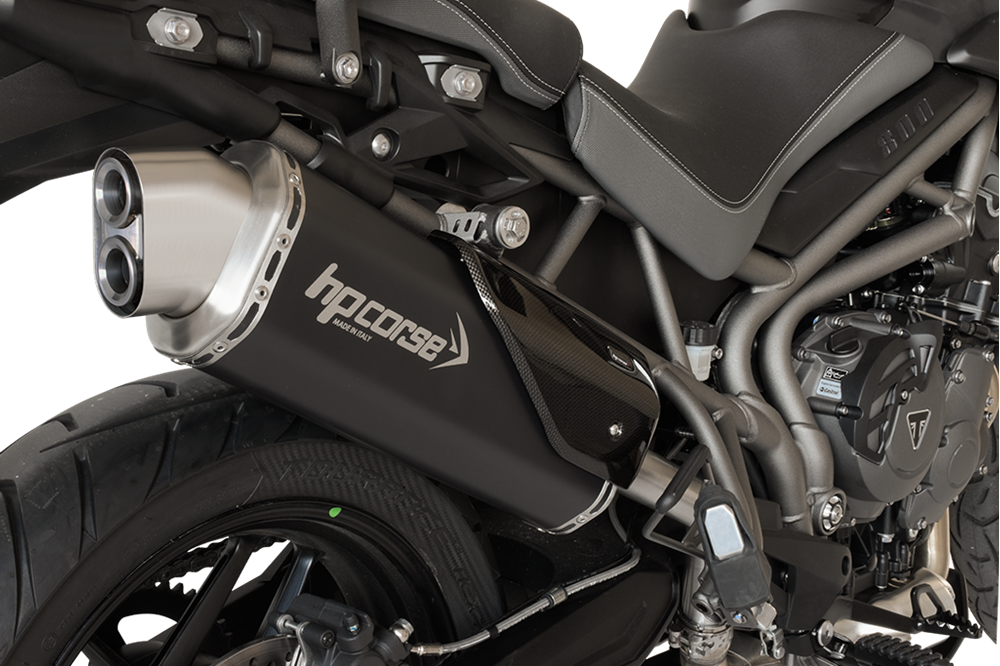 HPCorse - 4-Track R Exhaust For Triumph Tiger 800 XR/XRX/XCX XRT/XCA XRX-LRH XXC-LRH