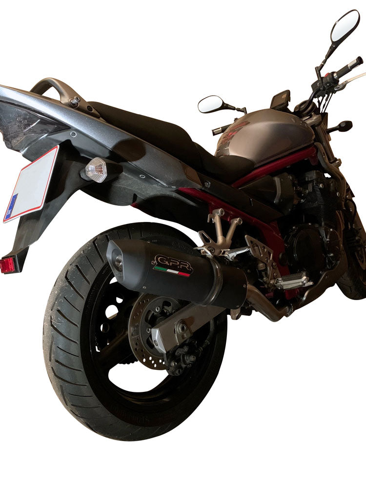 GPR-Exhaust---Furore-Nero-Slip-on-for-GSF-400-Bandit-from-1991-to-1997-dB-Killer-Link-Pipe