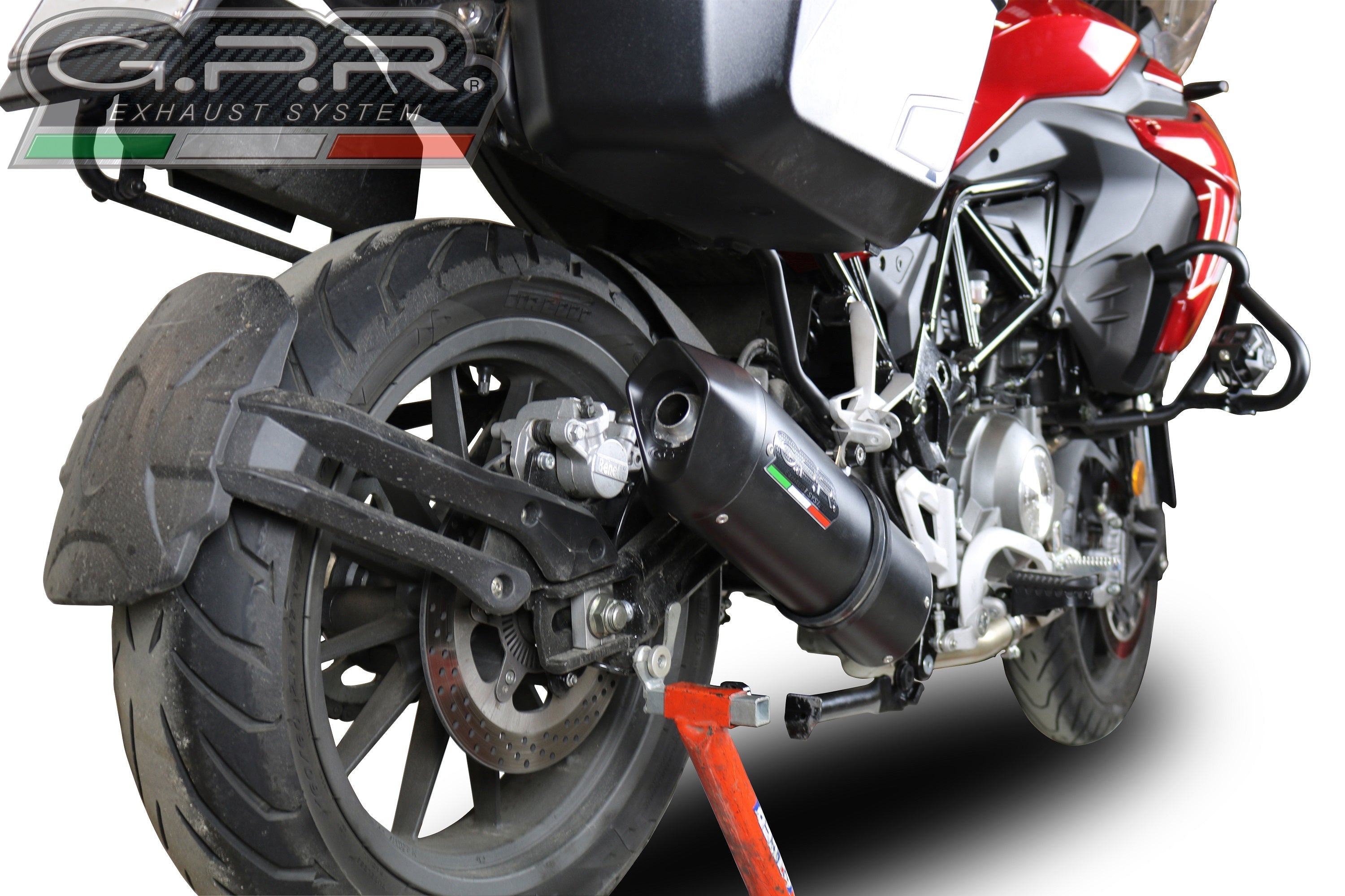 GPR-Exhaust---Furore-Evo4-Nero-Slip-on-for-TRK-502-from-2017-to-2020-dB-Killer-Link-Pipe-Catalyst