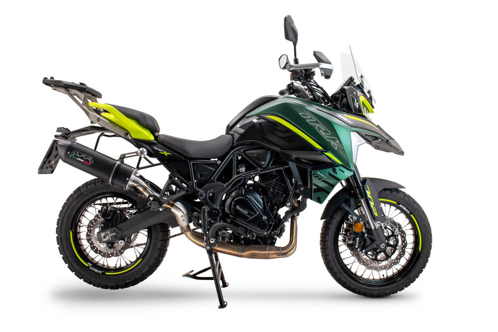 GPR-Exhaust---Furore-Evo4-Nero-Slip-on-for-TRK-702-from-2023-to-2024-dB-Killer-Link-Pipe