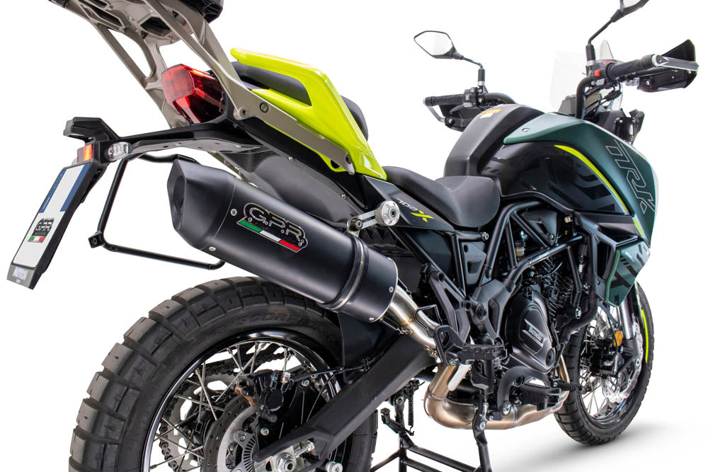 GPR-Exhaust---Furore-Evo4-Nero-Slip-on-for-TRK-702-from-2023-to-2024-dB-Killer-Link-Pipe