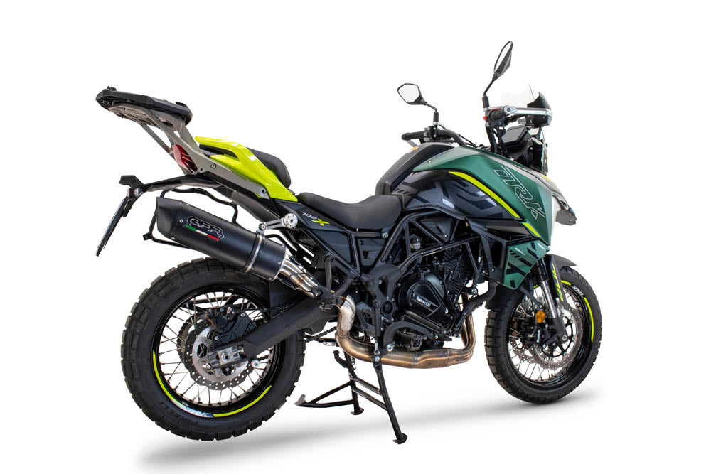 GPR-Exhaust---Furore-Evo4-Nero-Slip-on-for-TRK-702-from-2023-to-2024-dB-Killer-Link-Pipe