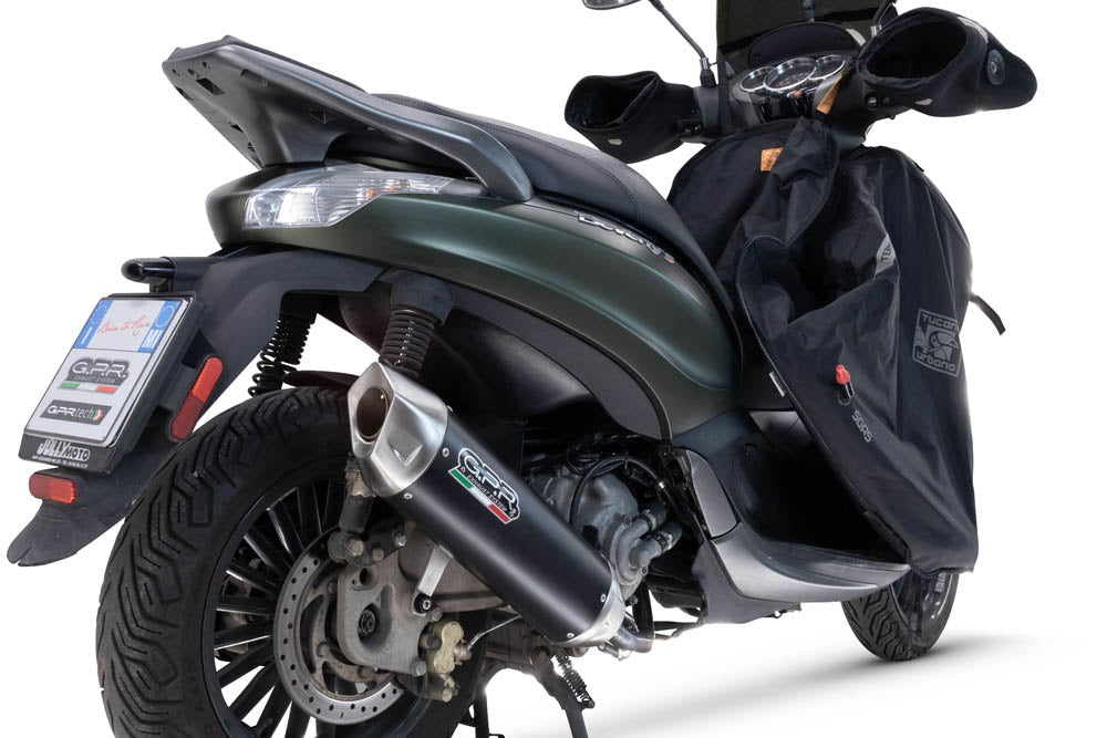 GPR-Exhaust---Furore-X-Scooter-Full-Line-for-Beverly-300-I.E.-ABS-S-Police-from-2016-to-2020-dB-Killer-Catalyst