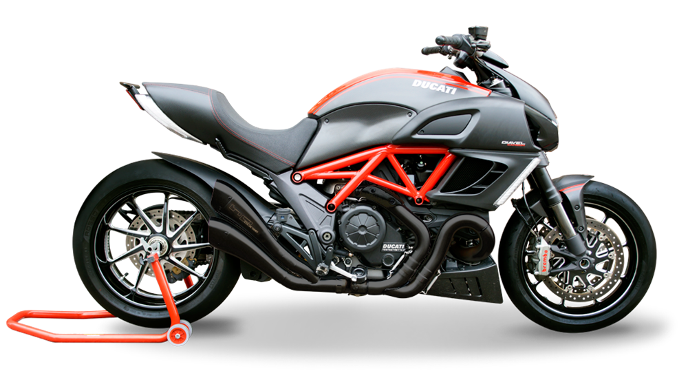 HPCorse - Hydroform muffler for Ducati Diavel, 2011 - 2016