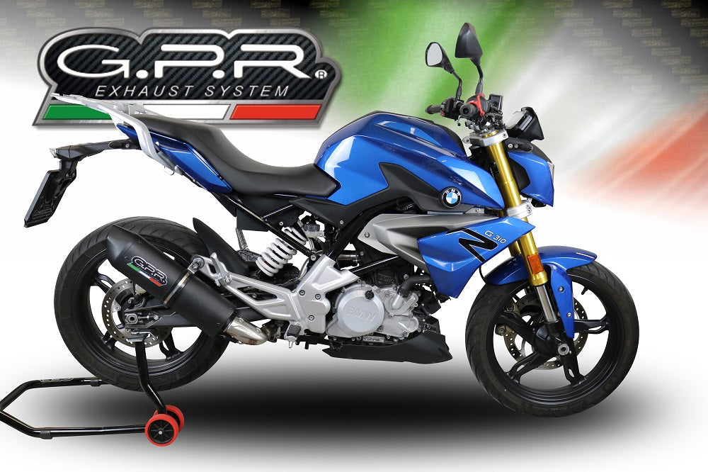 GPR-Exhaust---Furore-Evo4-Nero-Full-Line-for-G-310-R-from-2022-to-2024-dB-Killer-Catalyst