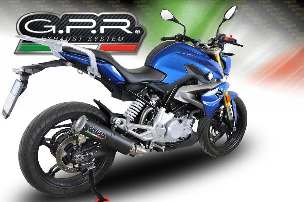 GPR-Exhaust---M3-Black-Titanium-Full-Line-for-G-310-R-from-2017-to-2021-dB-Killer-Catalyst