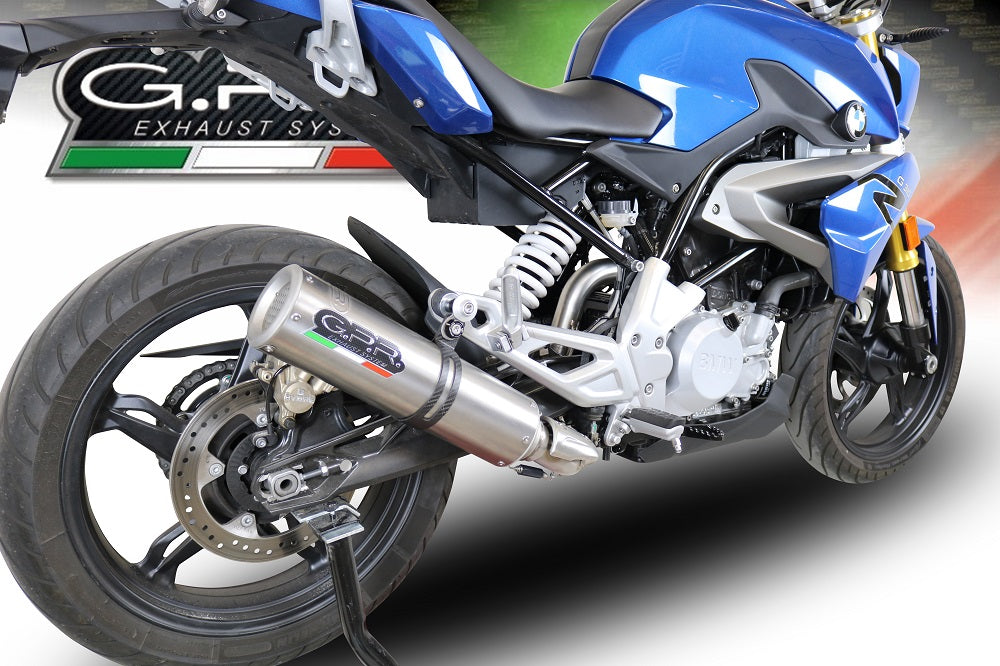 GPR-Exhaust---M3-Titanium-Natural-Full-Line-for-G-310-R-from-2022-to-2024-dB-Killer-Catalyst