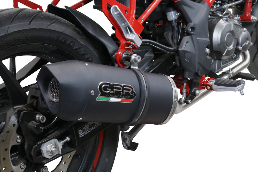GPR-Exhaust---Furore-Evo4-Nero-Full-Line-for-BN-125-from-2021-to-2024-dB-Killer-Catalyst