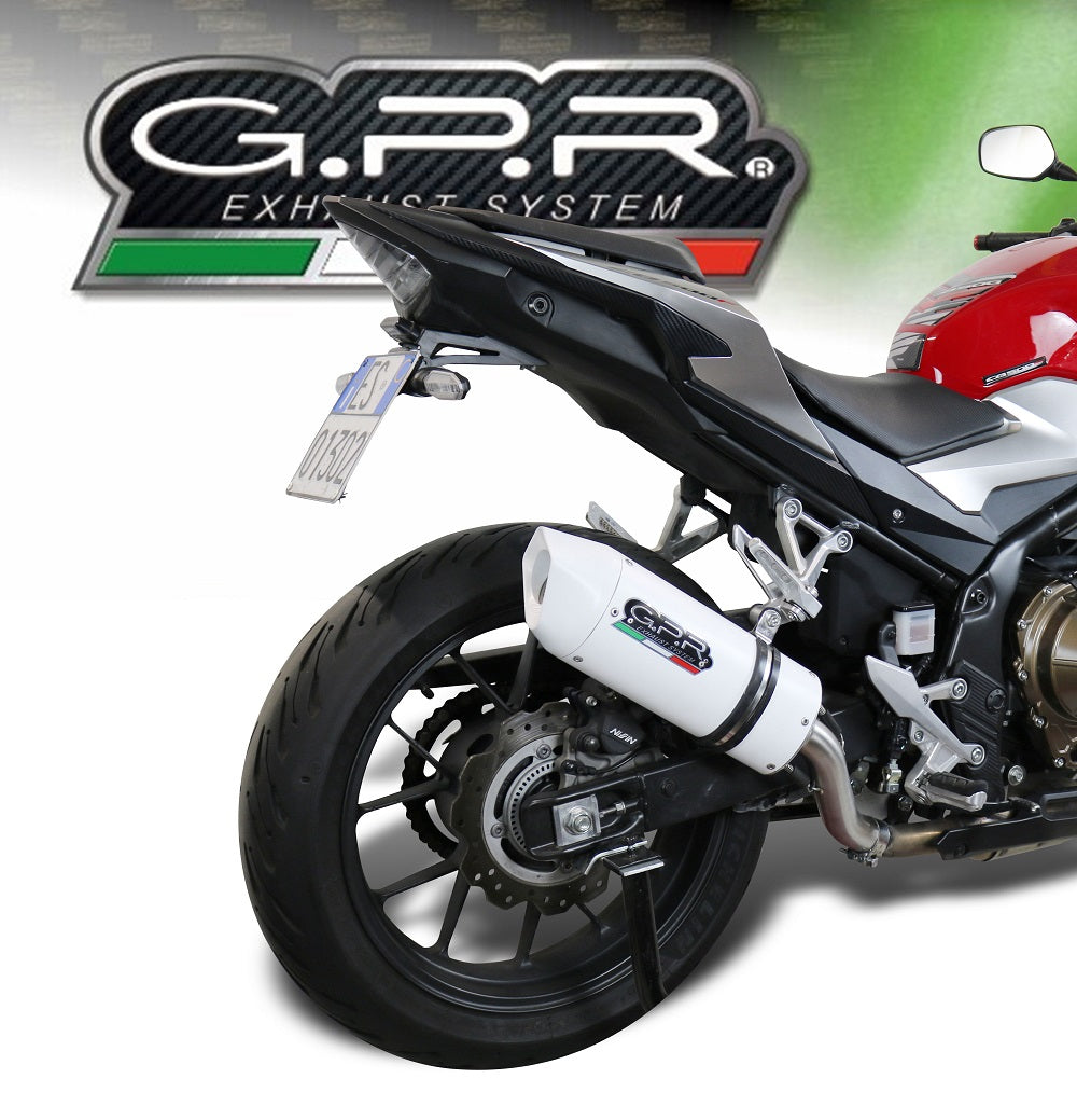 GPR-Exhaust---Albus-Evo4-Slip-on-for-CB-400-X-from-2019-to-2025-dB-Killer-Link-Pipe