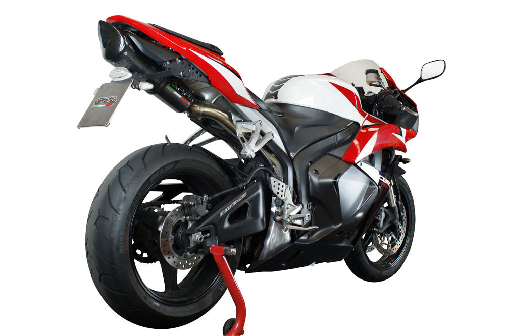 GPR-Exhaust---Tiburon-Poppy-Slip-on-for-CBR-600-RR-from-2003-to-2004-dB-Killer-Link-Pipe-Catalyst