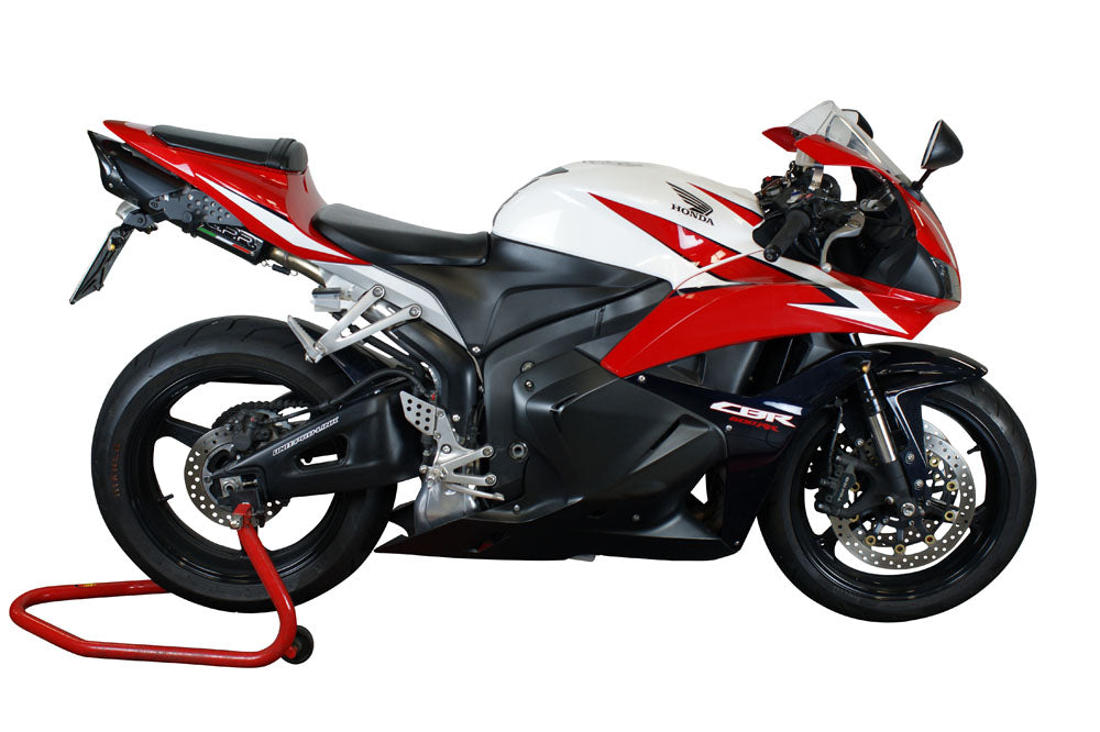 GPR-Exhaust---Tiburon-Poppy-Slip-on-for-CBR-600-RR-from-2003-to-2004-dB-Killer-Link-Pipe-Catalyst
