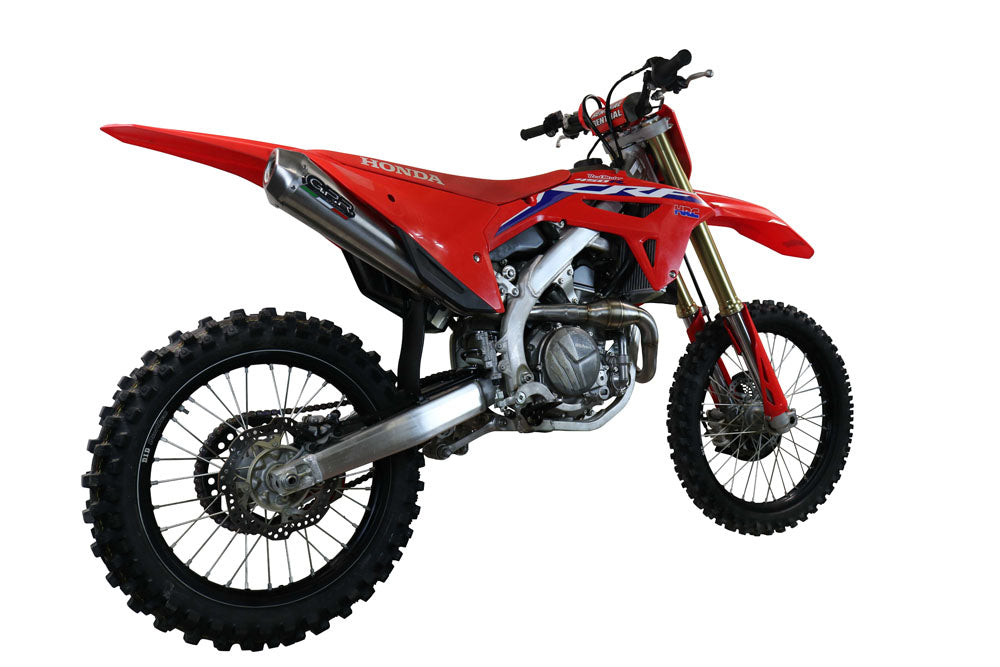 GPR-Exhaust---Pentacross-FULL-Titanium-Full-Line-for-CRF-450-R-RX-from-2021-to-2025-dB-Killer-Spark-Arrestor