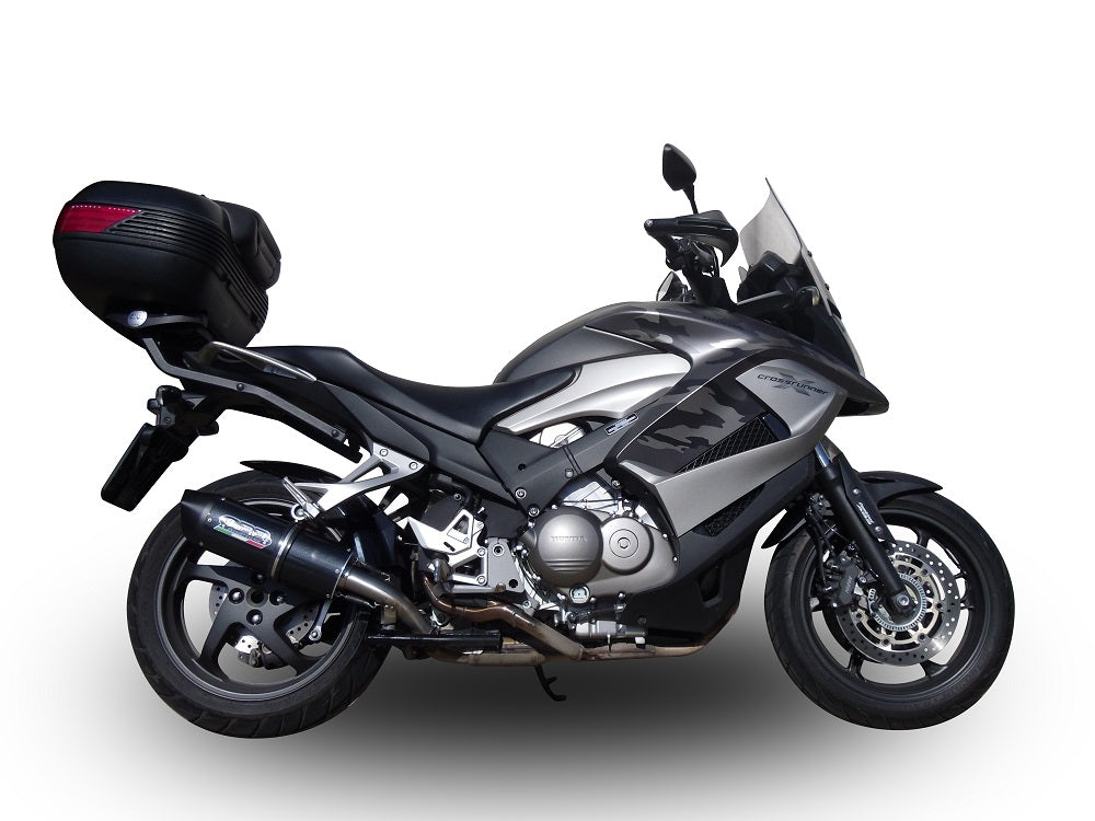 GPR-Exhaust---Furore-Nero-Slip-on-for-VFR-800-X-Crossrunner-800-from-2011-to-2014-dB-Killer-Link-Pipe