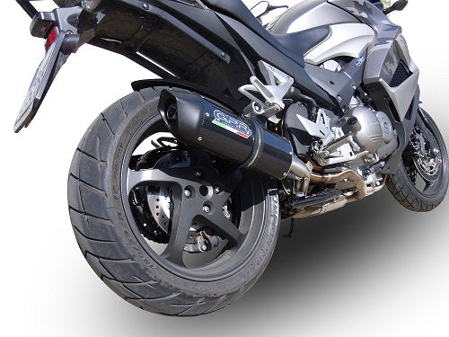 GPR-Exhaust---Furore-Nero-Slip-on-for-Crossrunner-800-VFR-800-X-from-2011-to-2014-dB-Killer-Link-Pipe